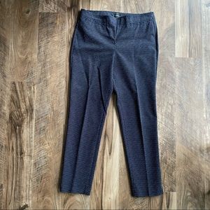 Talbots Chatham Chino Pants| Blue and White Polka Dot//6